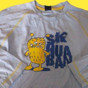 ---  Skhuaban Blue Shirt w Monster 5-6
